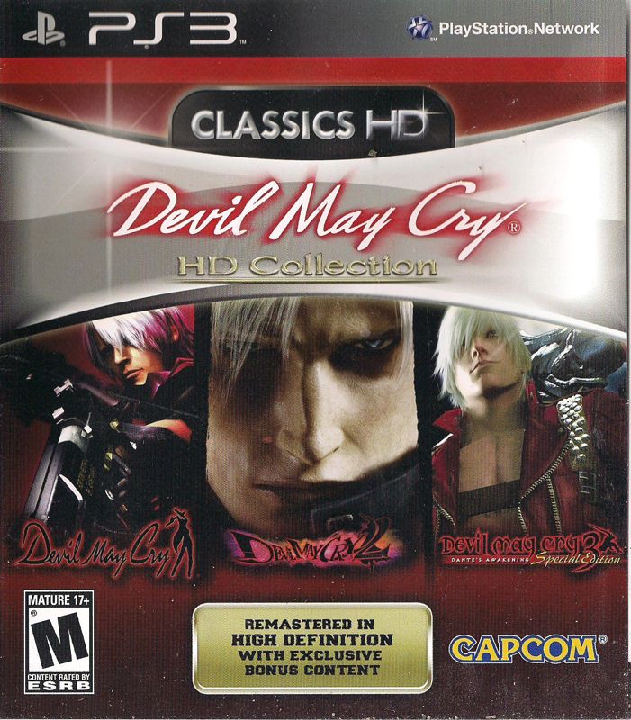 Devil May Cry HD Collection Essentials PlayStation 3 game box art