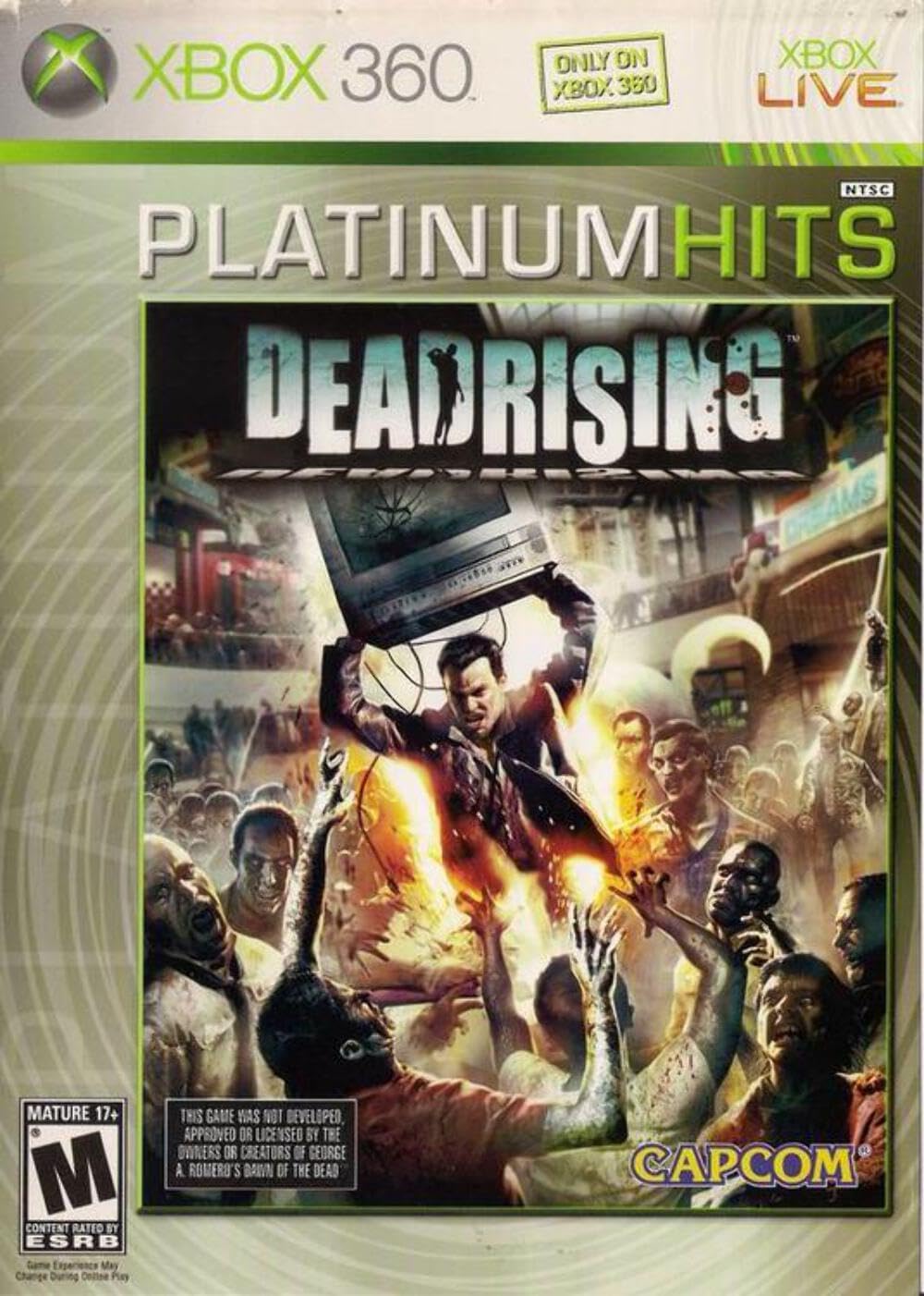 Dead Rising Classics edition Xbox 360 game box art
