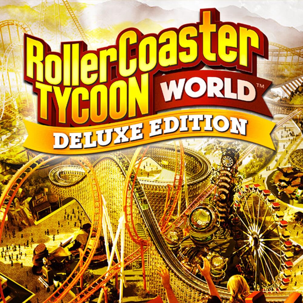 RollerCoaster Tycoon World Deluxe Edition PC game box