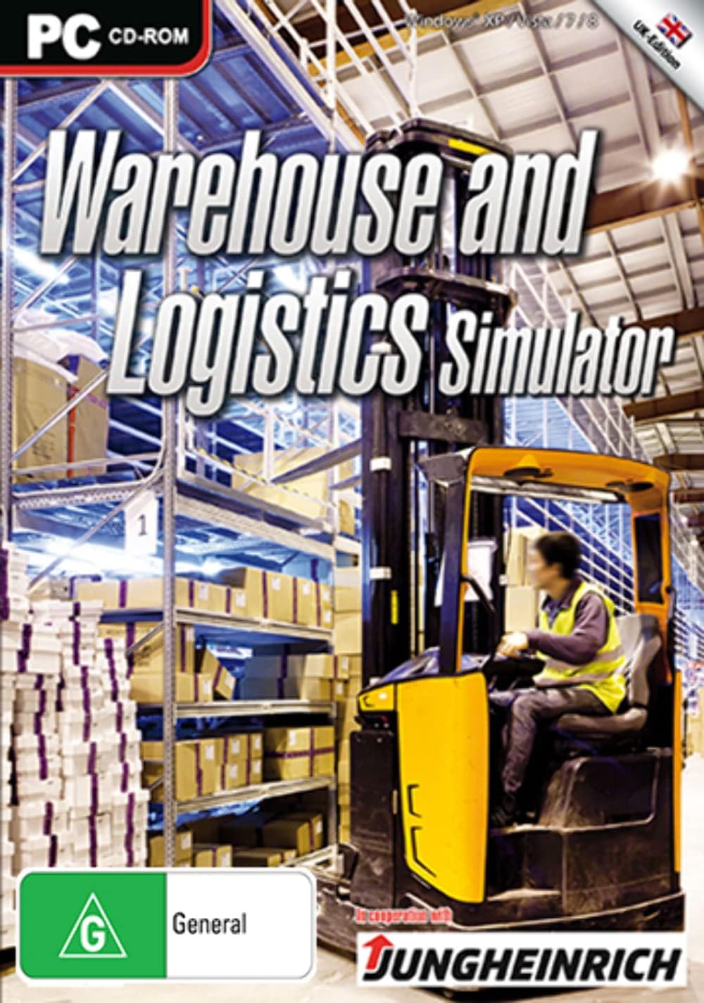 Warehouse and Logistics Simulator PC game box art