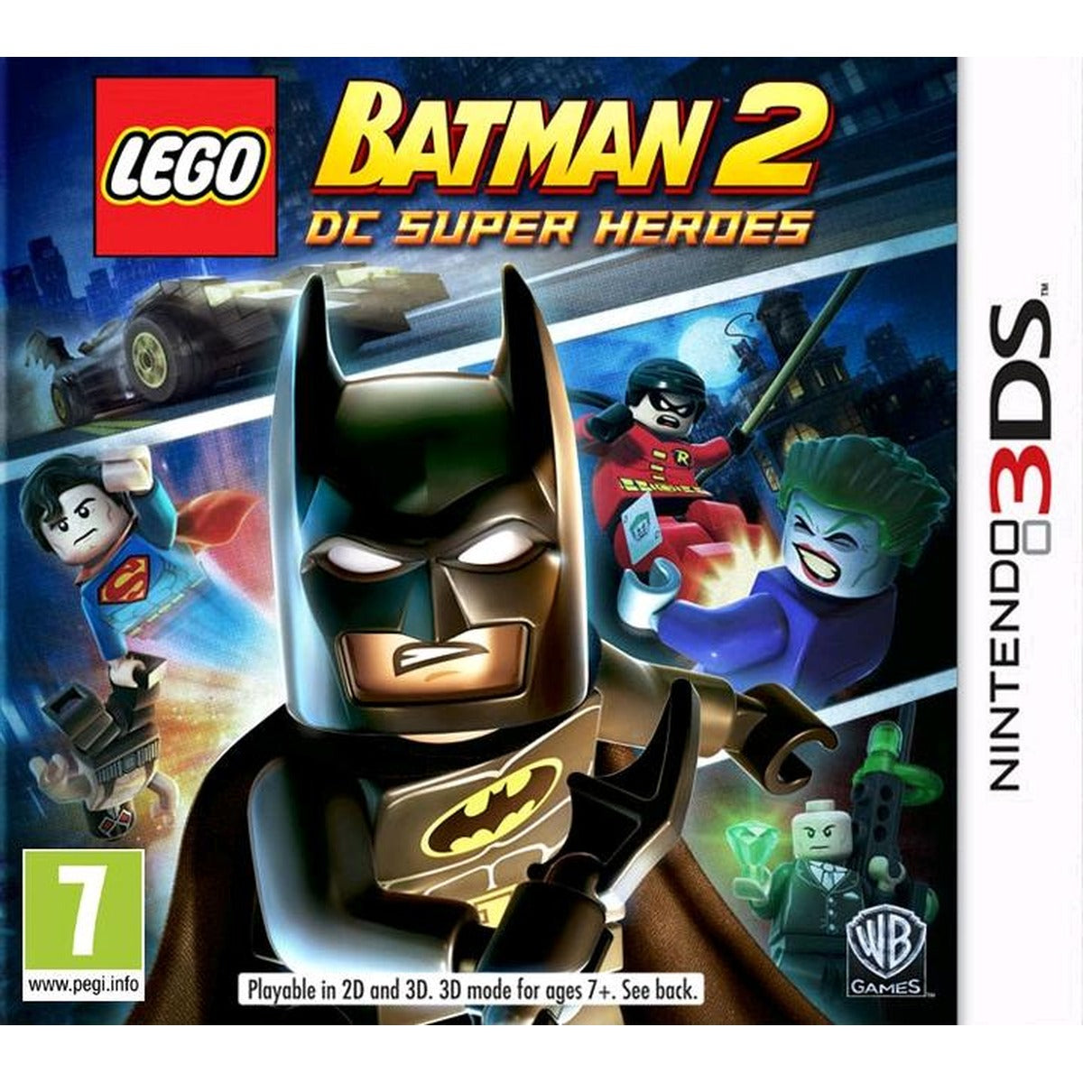 LEGO Batman 2: DC Super Heroes Nintendo 3DS doboz – angol/északi kiadás