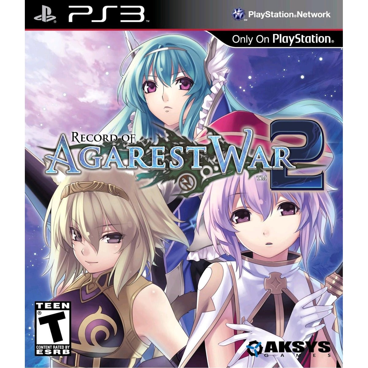 Record of Agarest War 2 Standard Edition PlayStation 3 box art