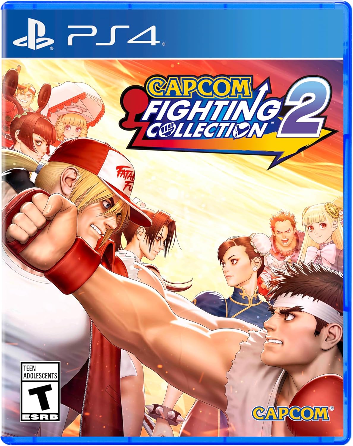 Capcom Fighting Collection 2 PlayStation 4 box art