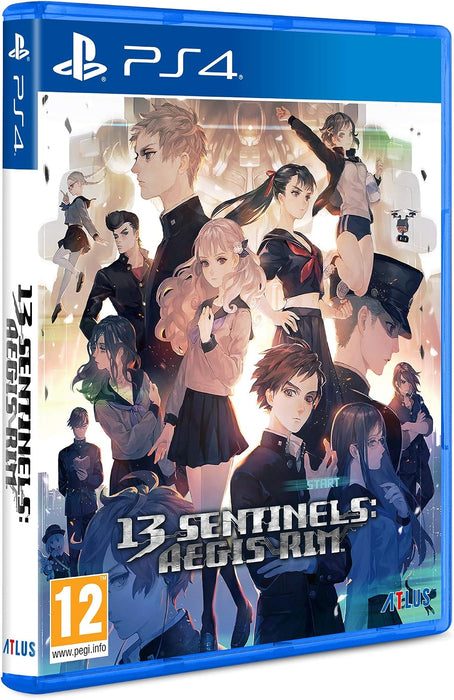 13 Sentinels: Aegis Rim PS4 box art – Atlus / Vanillaware