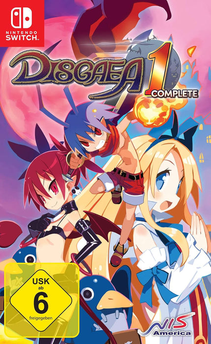 Disgaea 1 Complete Nintendo Switch játék doboza