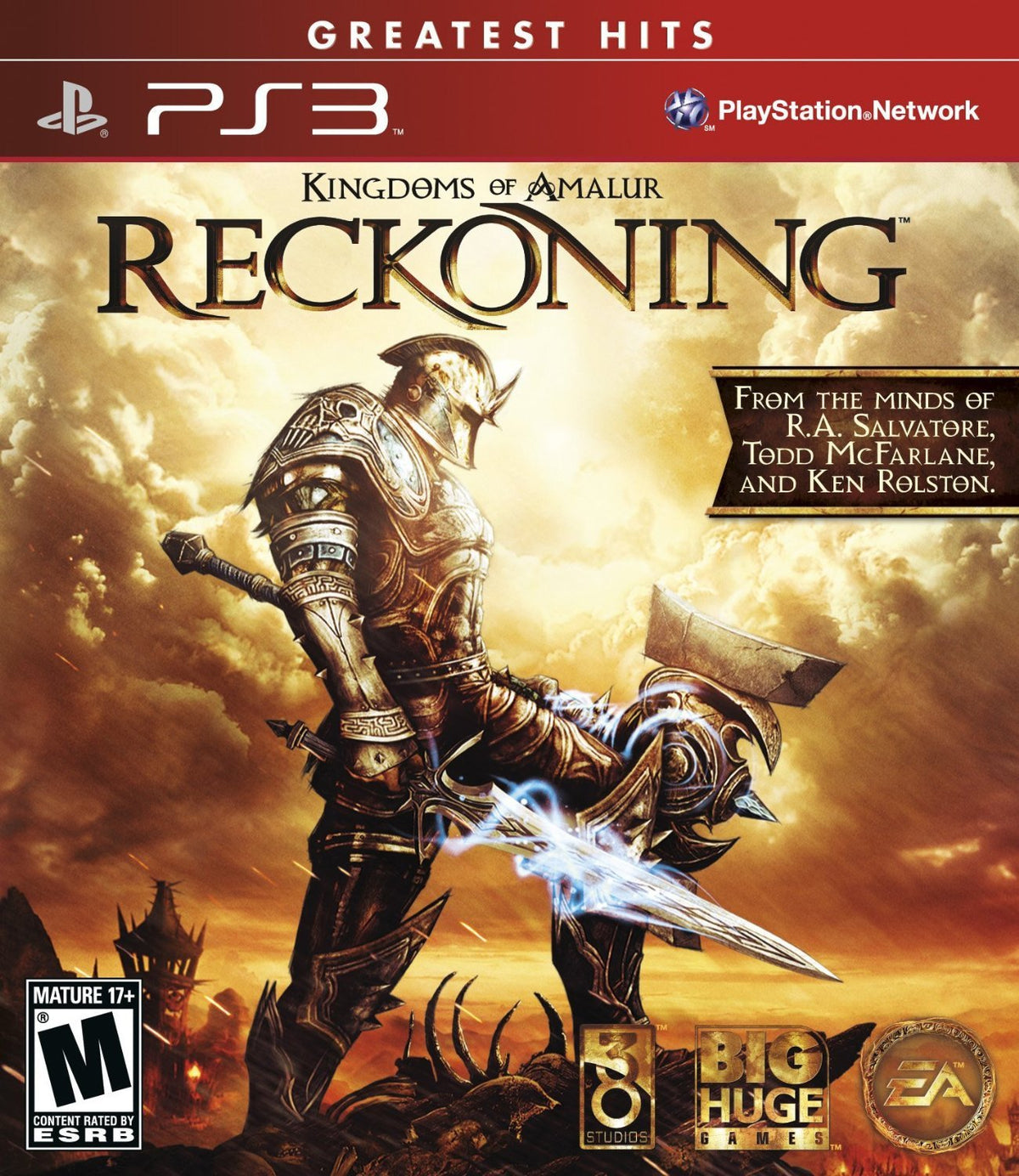 Kingdoms of Amalur: Reckoning PlayStation 3 game box art