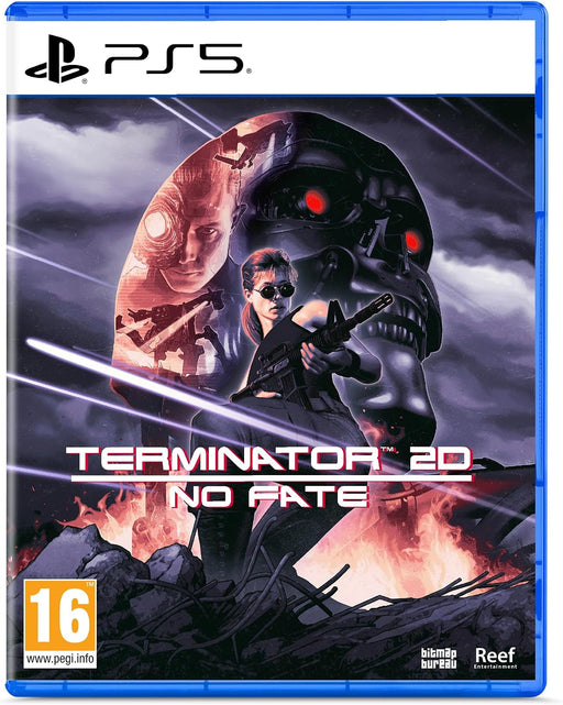Terminator 2D: NO FATE Day One Edition PlayStation 5 játék borítója — német kiadás