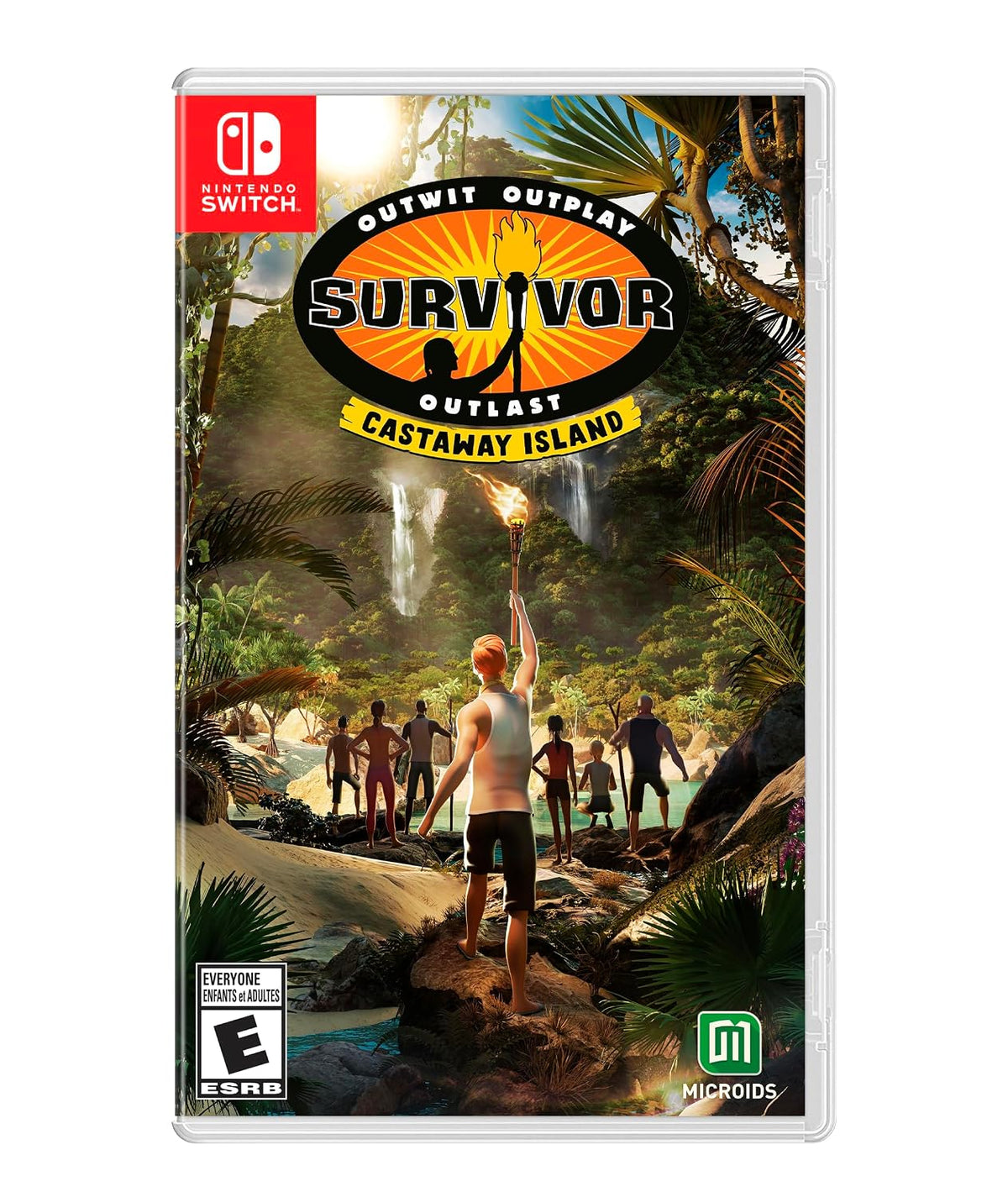 Survivor: Castaway Island Nintendo Switch játék doboza