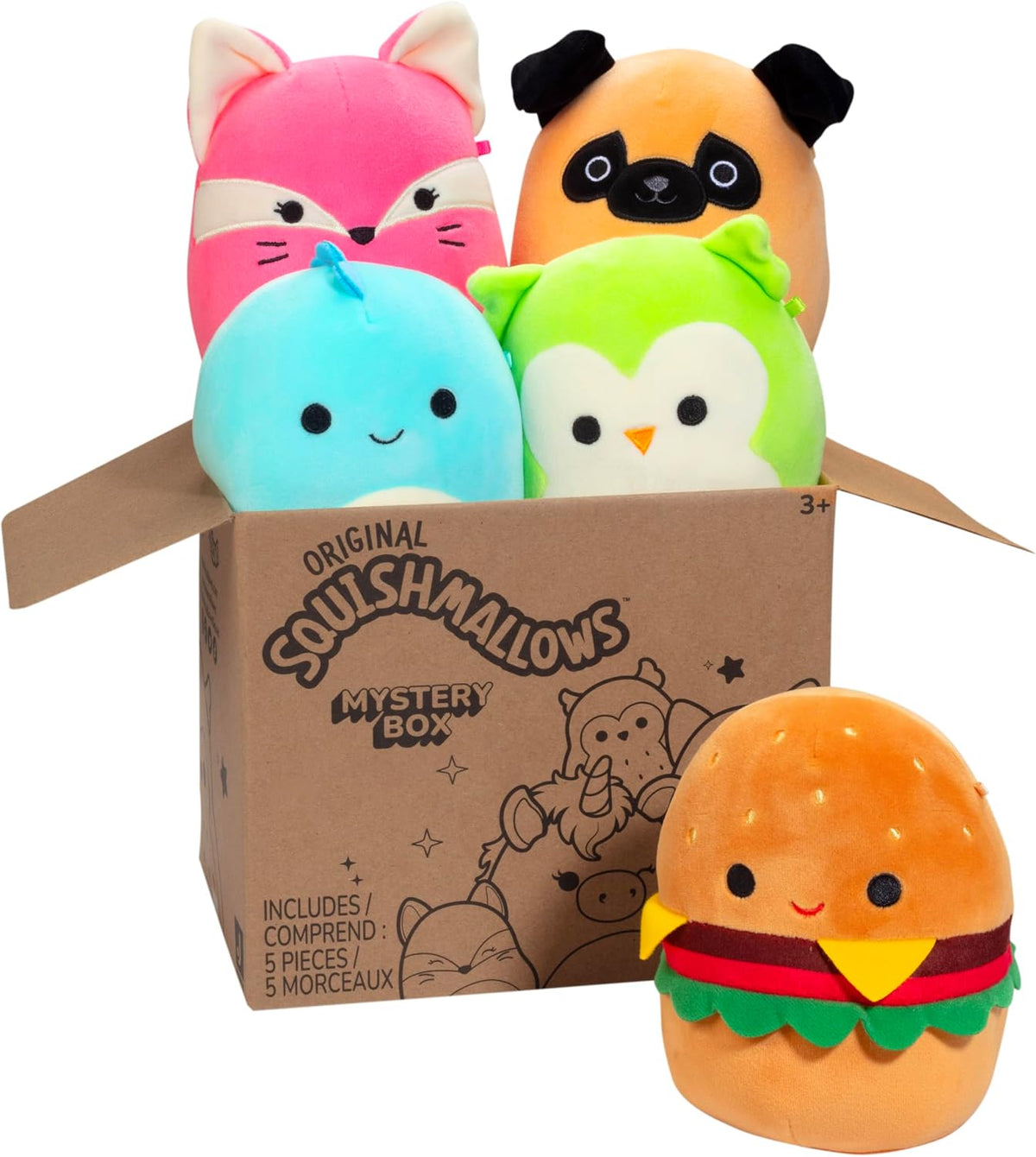 Squishmallows 7.5 inch Labradoodle Dro plush toy