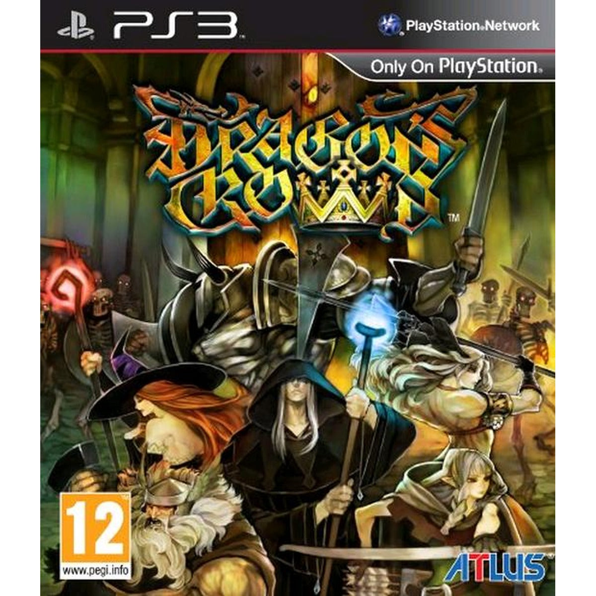 Dragon's Crown PlayStation 3 game box art