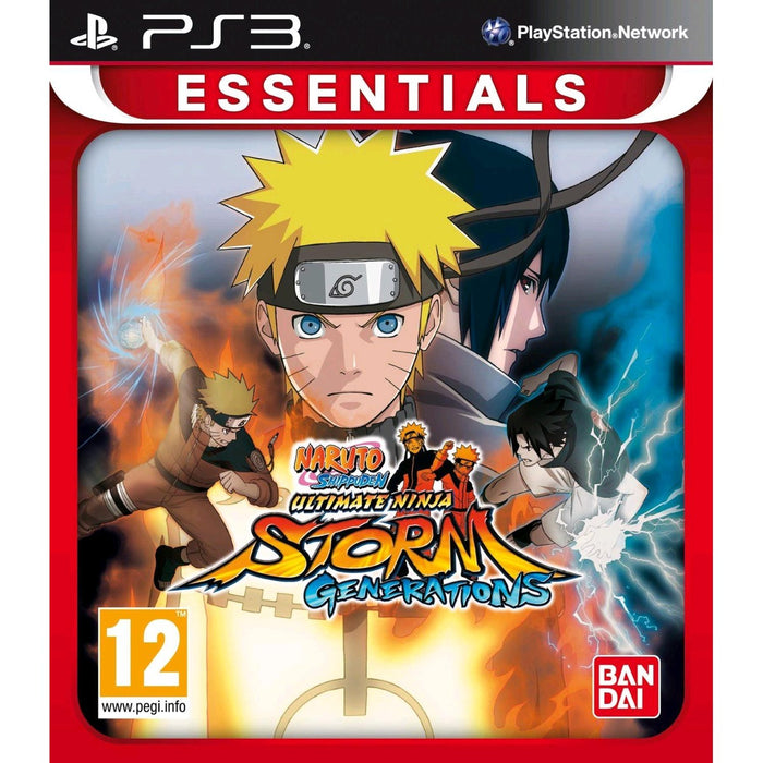 Naruto Shippuden Ultimate Ninja Storm Generations Essentials PlayStation 3 játék borítója