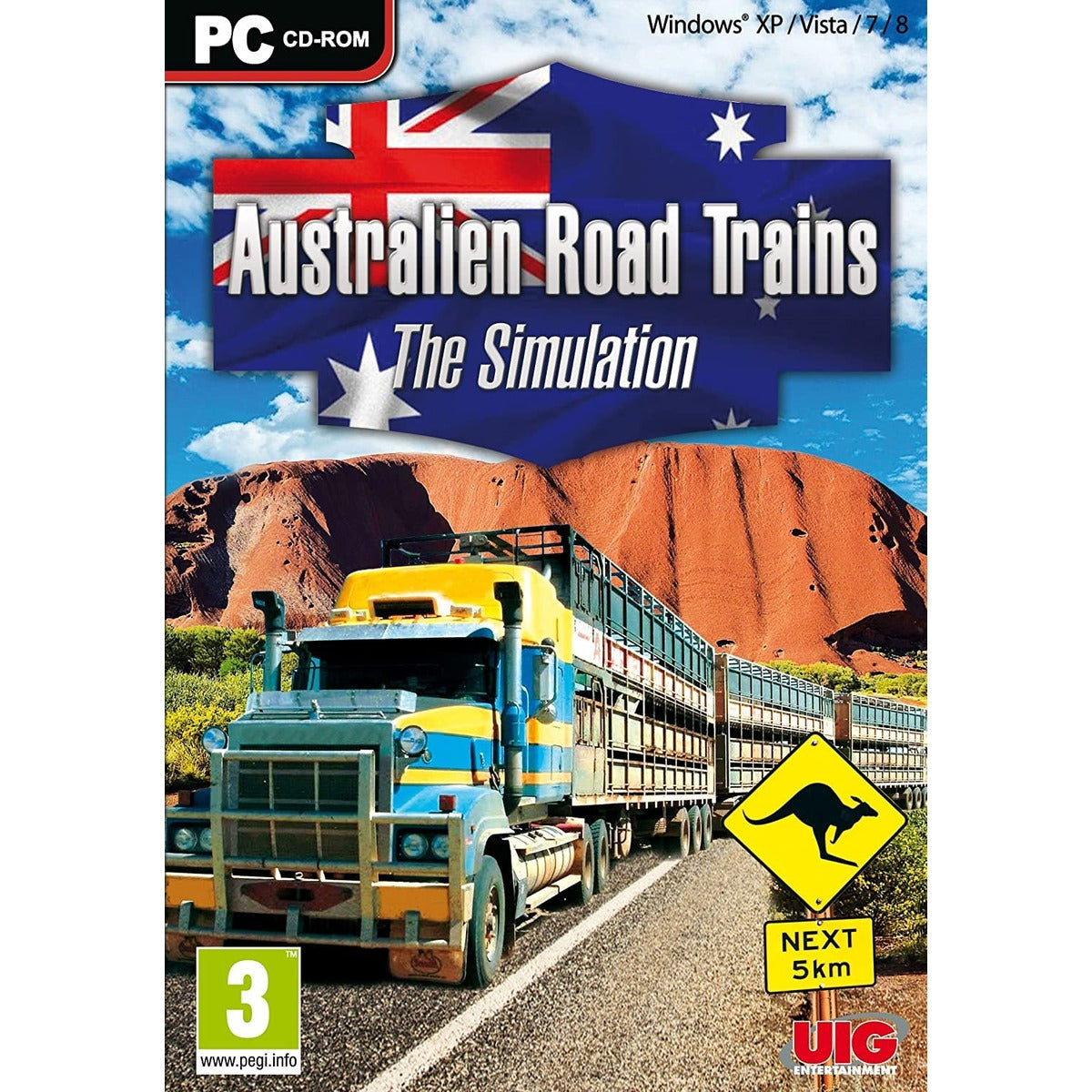 Australian Road Trains – The Simulation PC game box art
