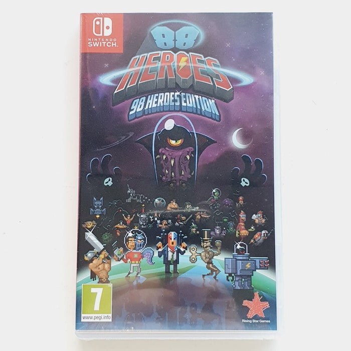 88 Heroes 98 Heroes Edition Nintendo Switch game box art