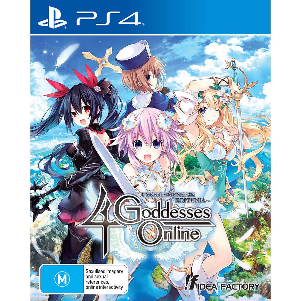 Cyberdimension Neptunia: 4 Goddesses Online PlayStation 4 játék borítója