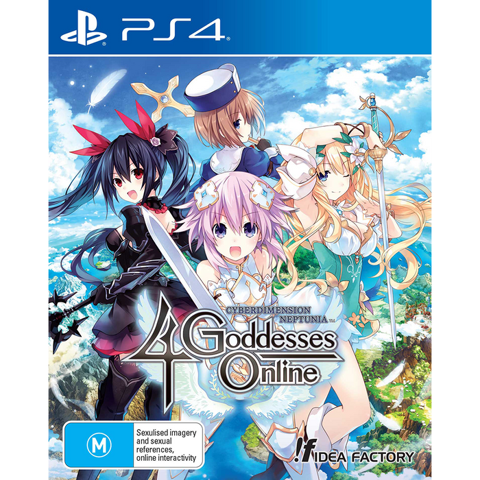 Cyberdimension Neptunia: 4 Goddesses Online PlayStation 4 game box art
