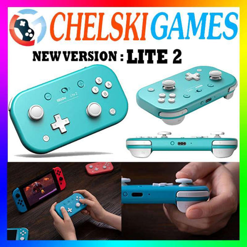 8BitDo Lite 2 Bluetooth Gamepad in Pink for Nintendo Switch – front view