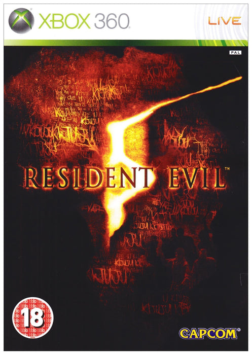 Resident Evil 5 Platinum Hits Xbox 360 játék doboza