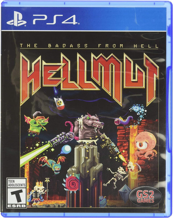 Hellmut: The Badass From Hell PlayStation 4 dobozborító