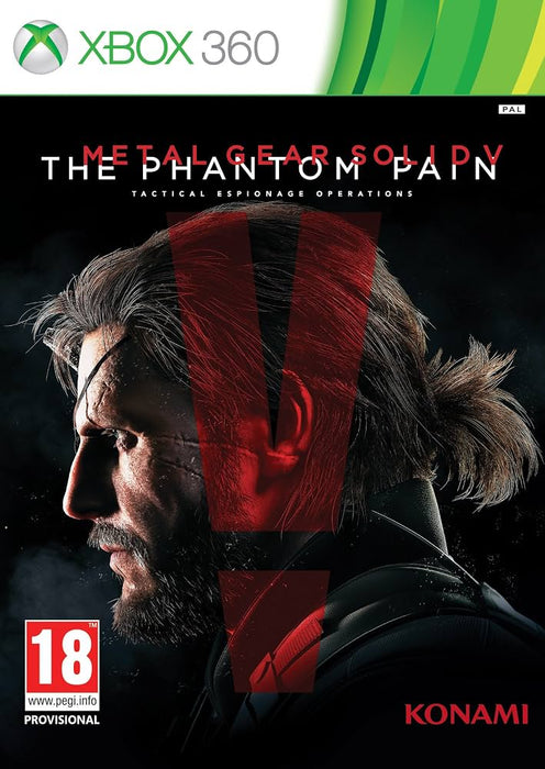 Metal Gear Solid V: The Phantom Pain Xbox 360 játék doboza