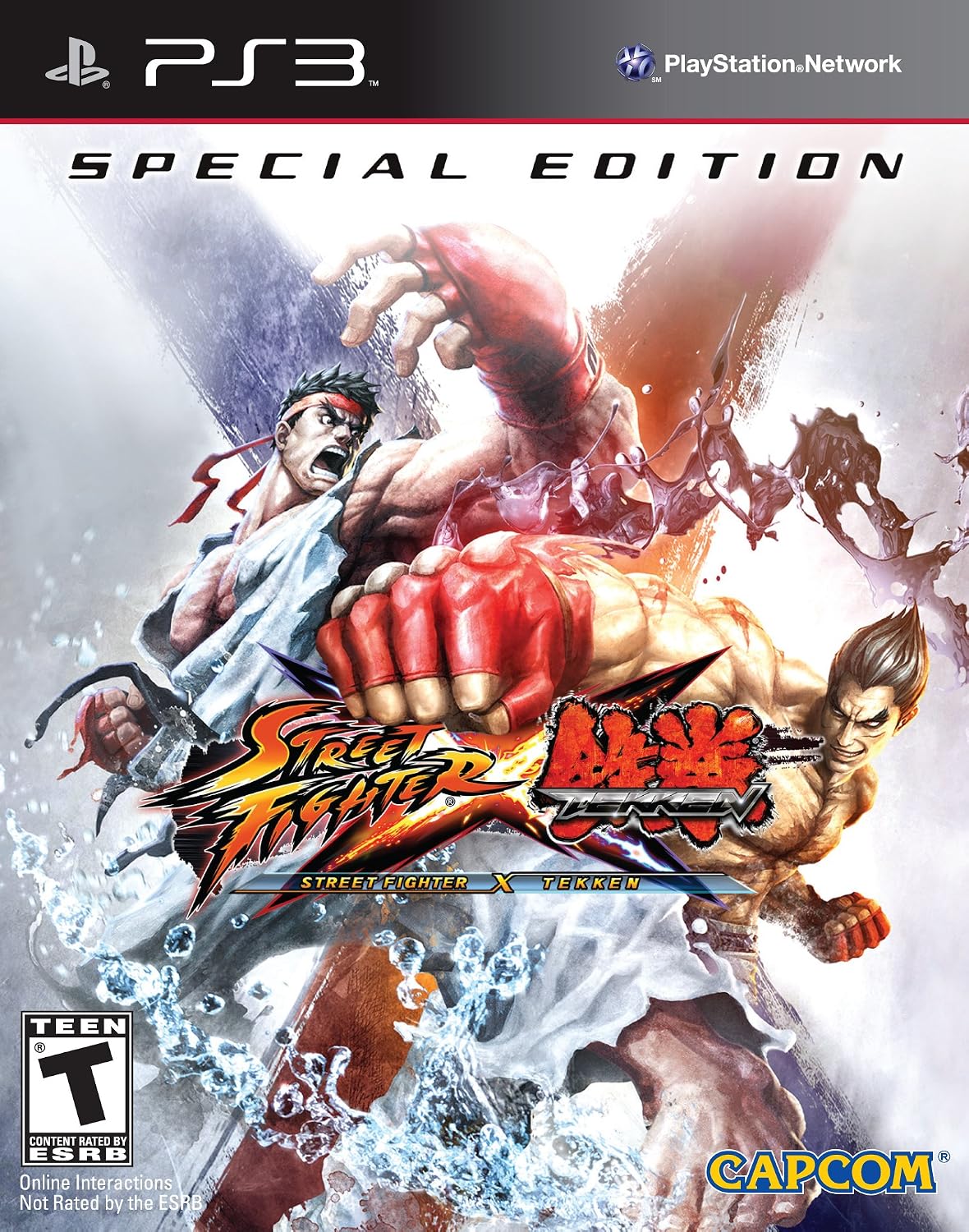 Street Fighter X Tekken Greatest Hits PlayStation 3 game box