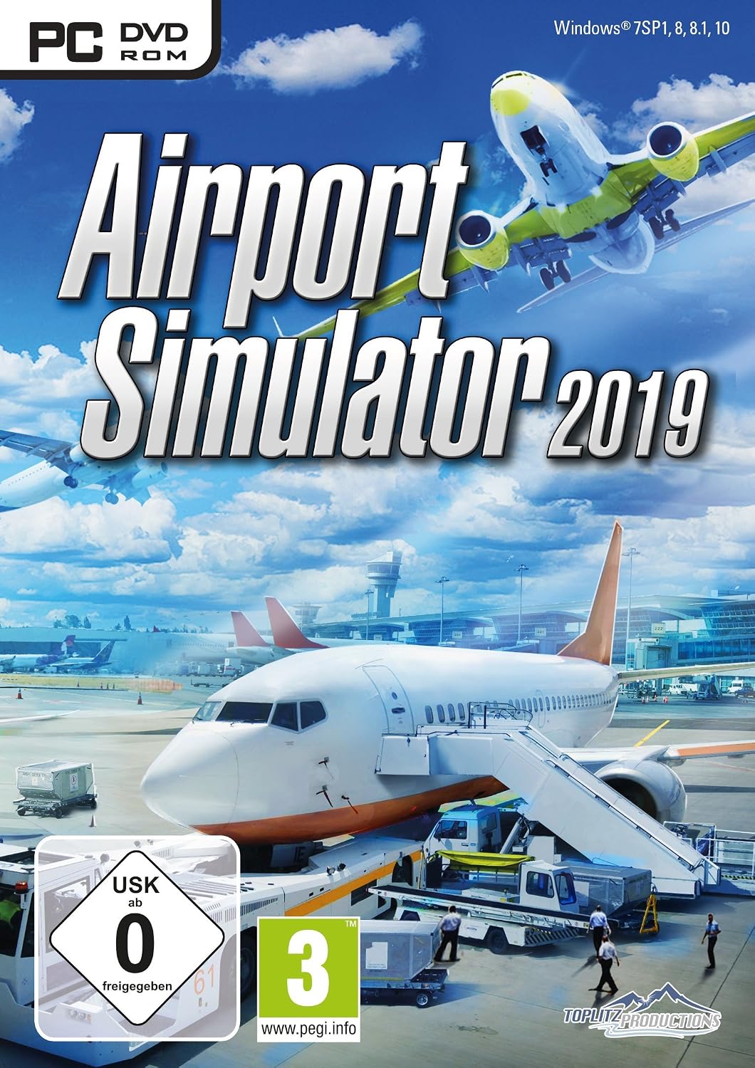 Airport Simulator PC game box art – Excalibur Publishing