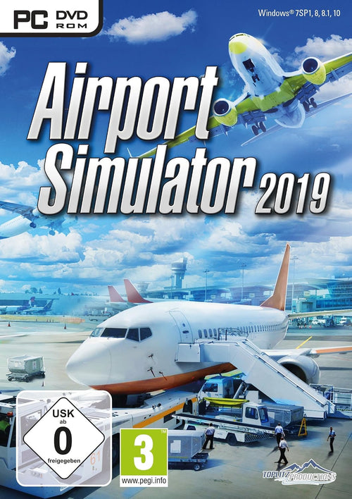 Airport Simulator PC játék doboza – Excalibur Publishing