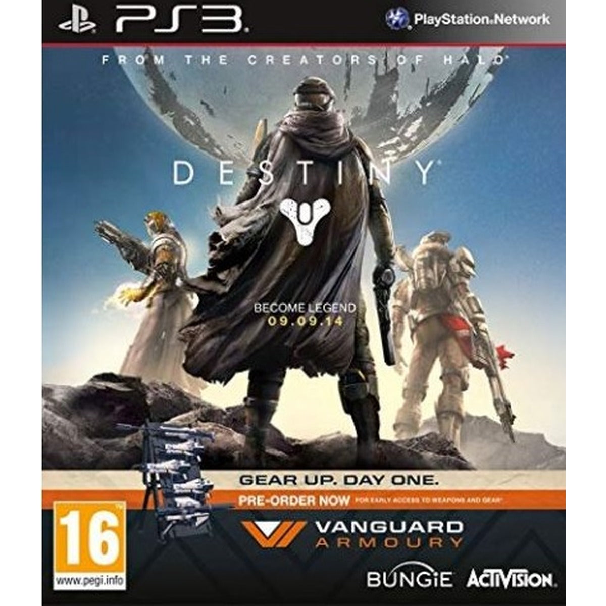 Destiny Vanguard Edition PlayStation 3 game box