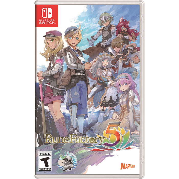 Rune Factory 5 Nintendo Switch játék doboza