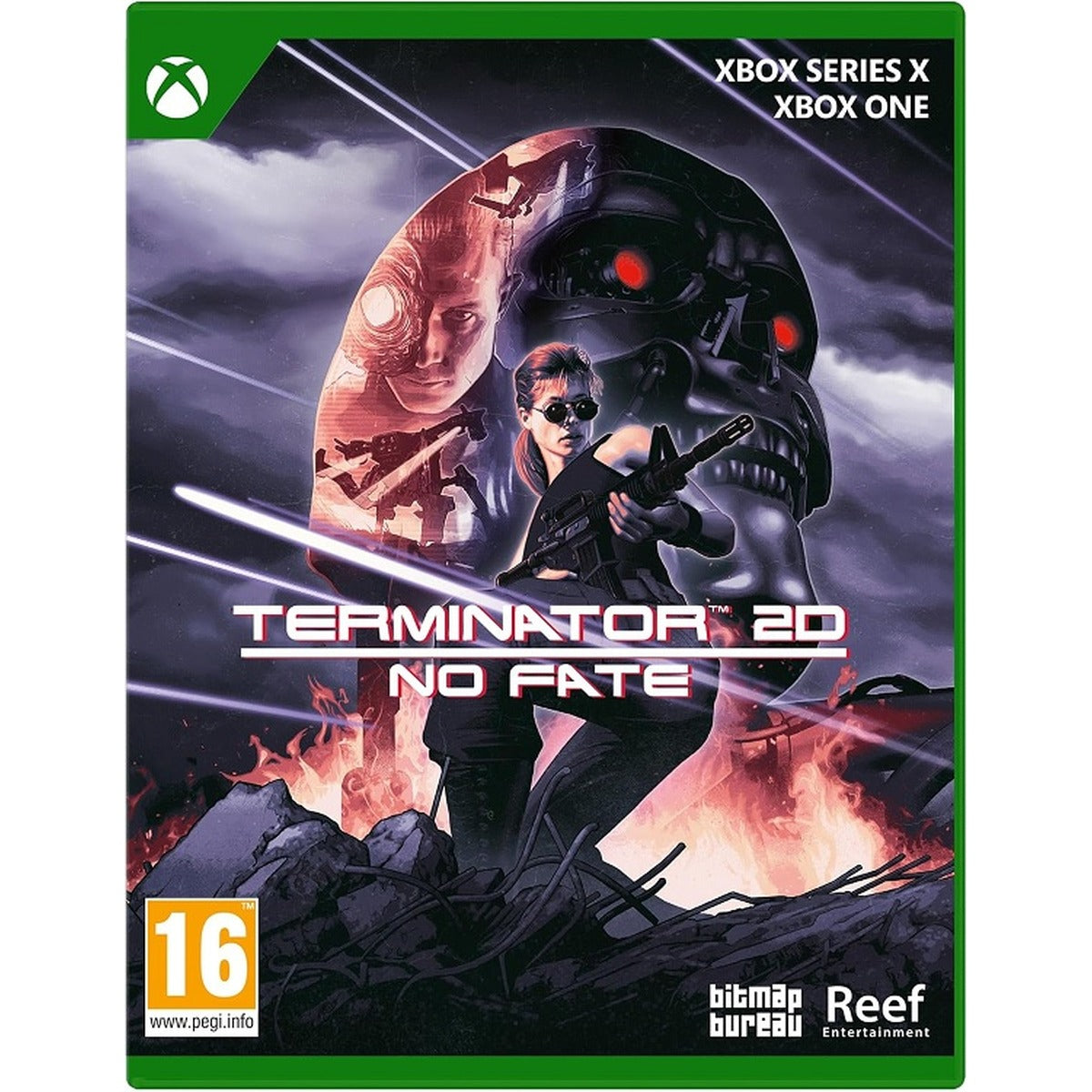 Terminator 2D: No Fate Xbox Series X dobozos kiadás borítója