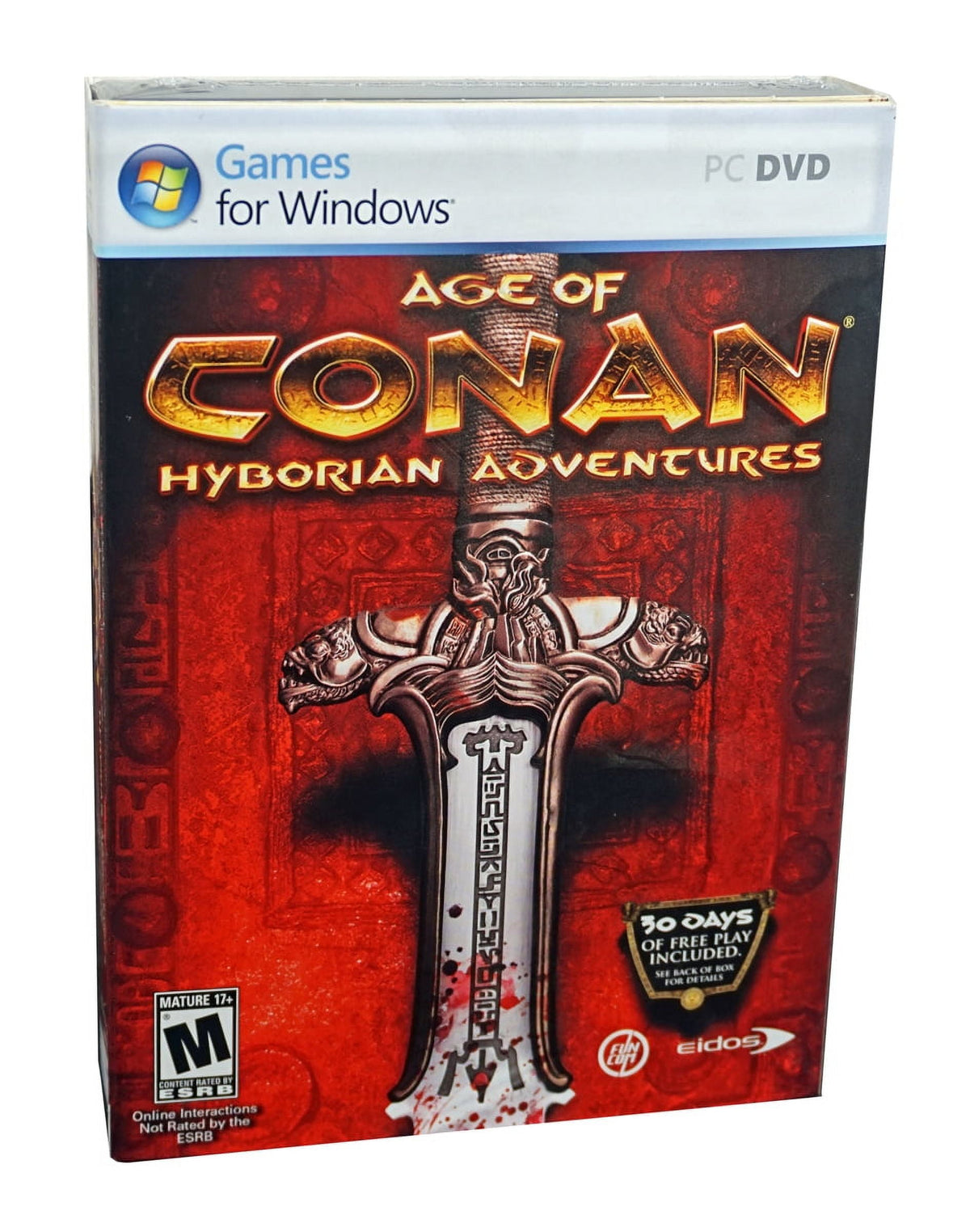 Age of Conan: Hyborian Adventures PC game box art