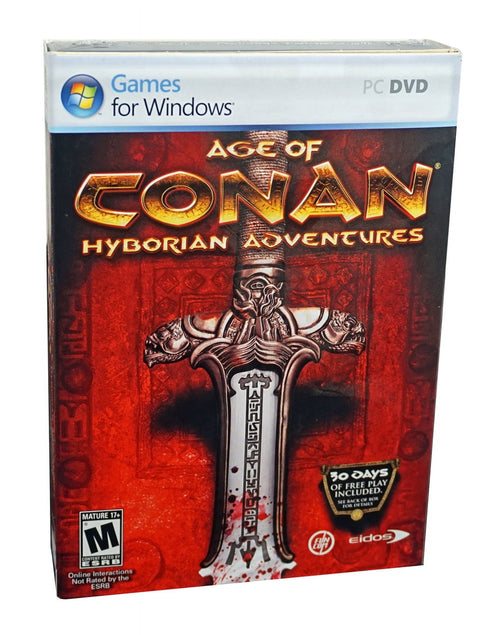 Age of Conan: Hyborian Adventures PC game box art