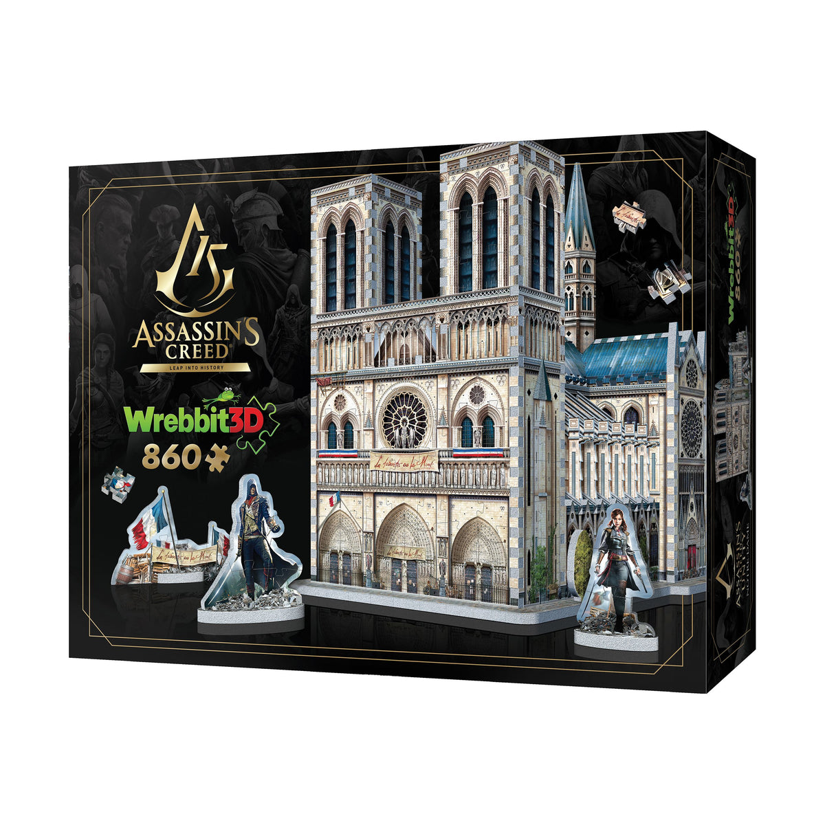 Wrebbit 3D Puzzle - Assassin's Creed Notre Dame box