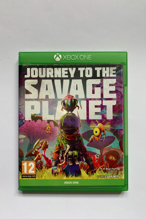 Journey to the Savage Planet Xbox One game box art