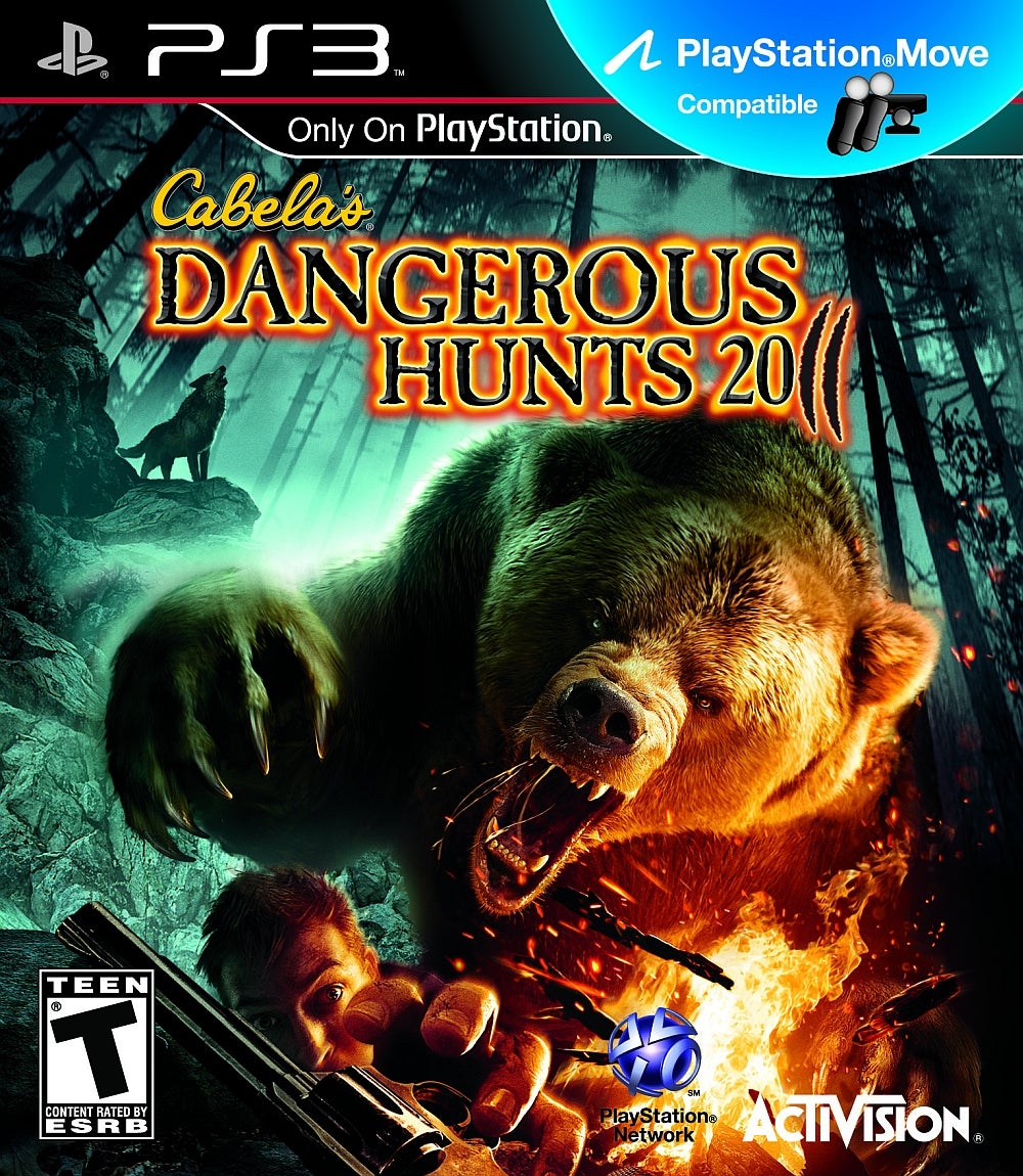 Cabela's Dangerous Hunts 2011 PlayStation 3 game box art
