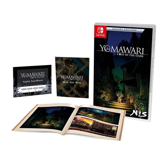 Yomawari: Lost in the Dark Deluxe Edition Nintendo Switch game box (German)
