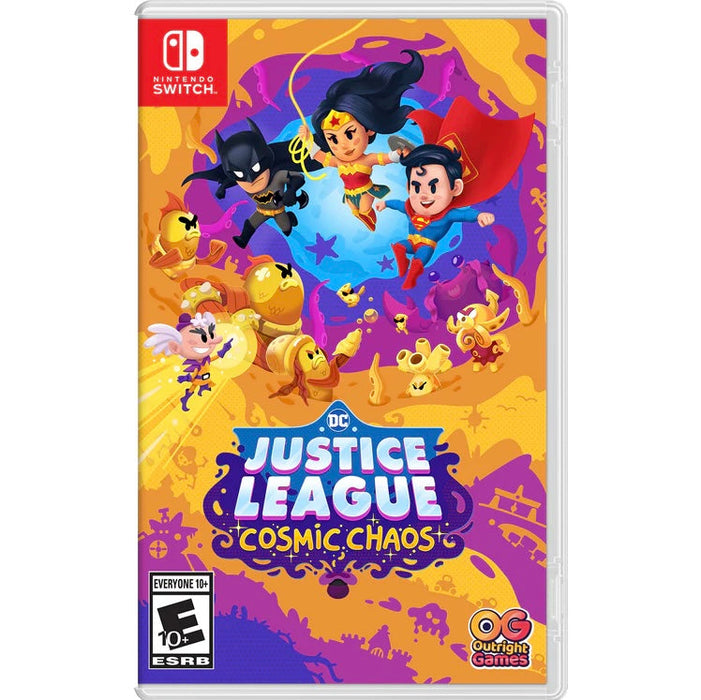 DC's Justice League: Cosmic Chaos Nintendo Switch doboz borítója