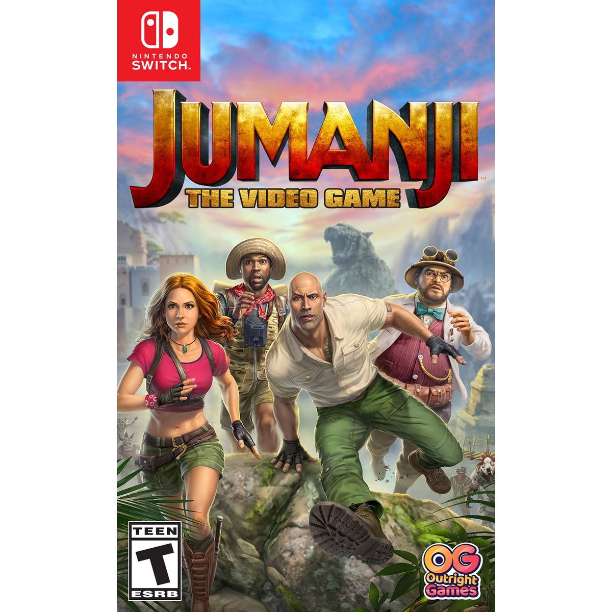 JUMANJI: The Video Game Nintendo Switch box art