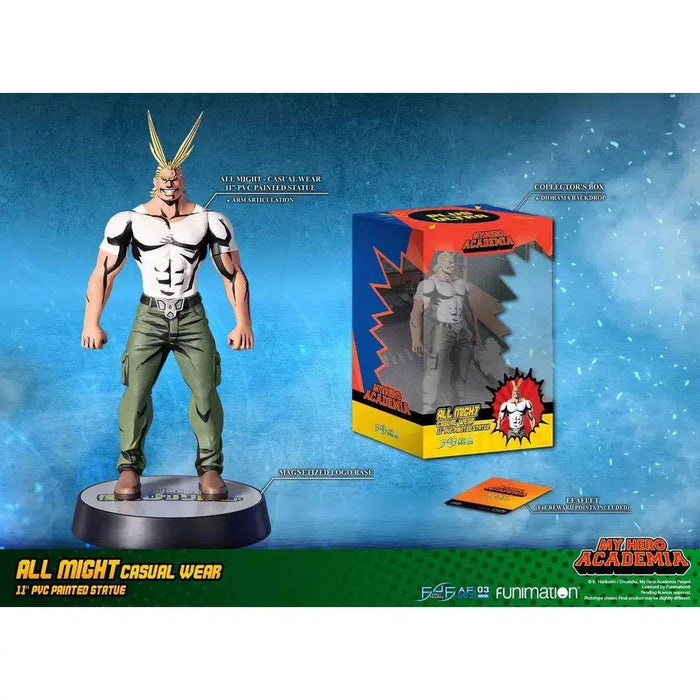 First4Figures My Hero Academia All Might Casual Wear Standard Edition PVC figura doboz
