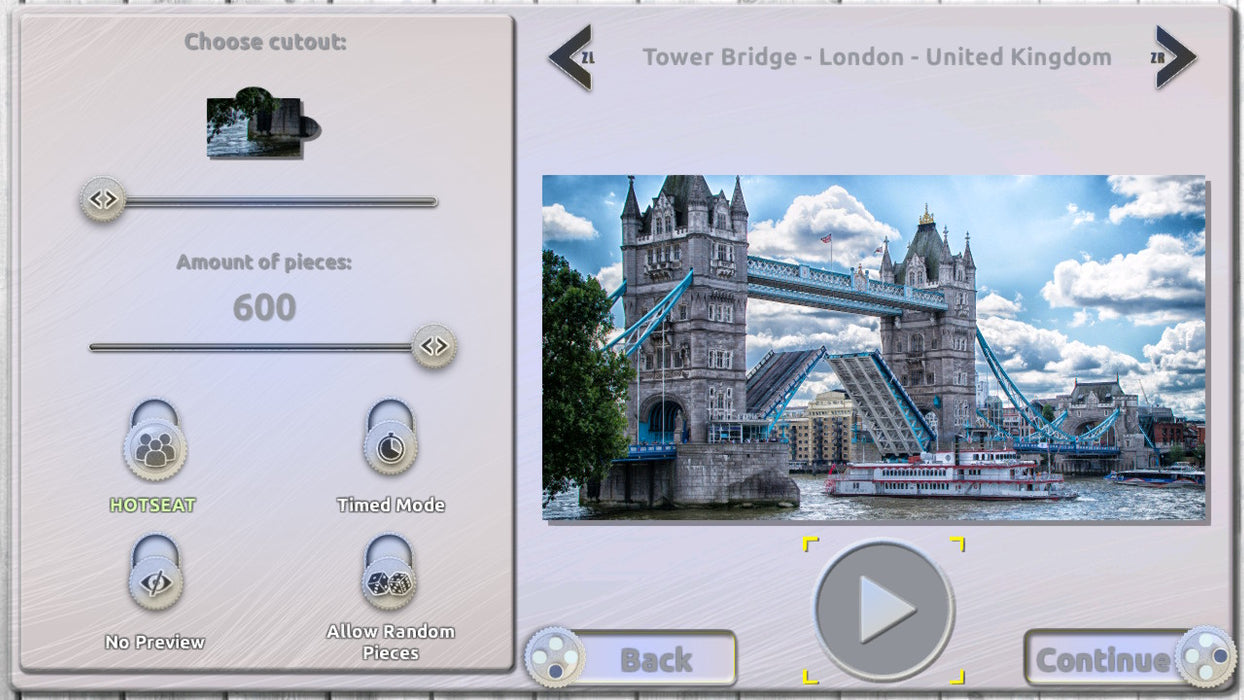 Jigsaw Fun: Greatest Cities (Nintendo Switch) (Code in a Box) – screenshot 1