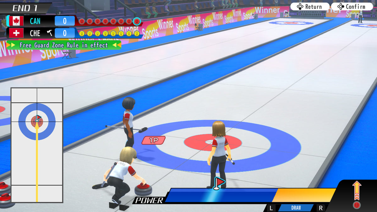 Let's Play Curling!! (Nintendo Switch) – screenshot 1