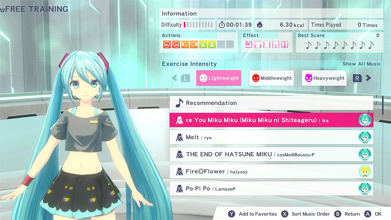 Fitness Boxing feat. HATSUNE MIKU (Nintendo Switch) – játékkép 4