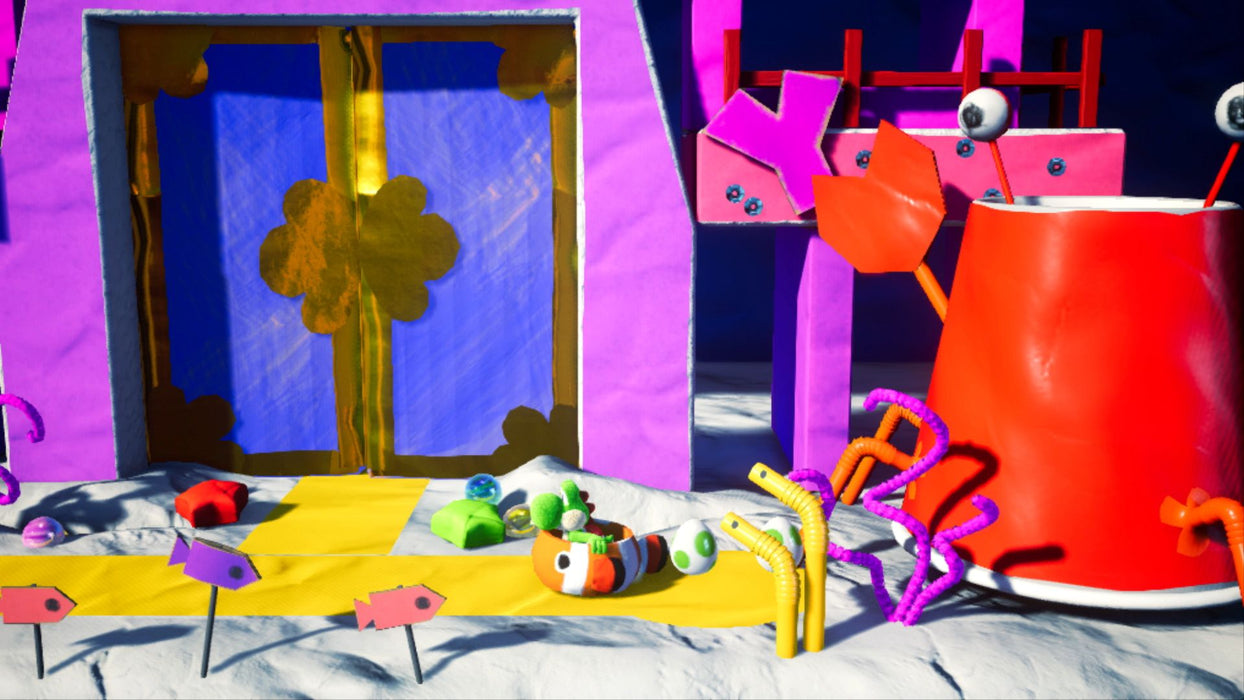 Yoshi's Crafted World (Nintendo Switch) – screenshot 2