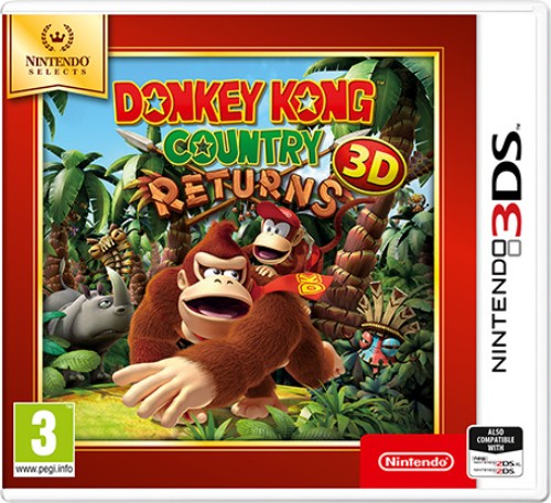 Donkey Kong Country Returns 3D - Nintendo Selects (Nintendo 3DS) – játékkép 3