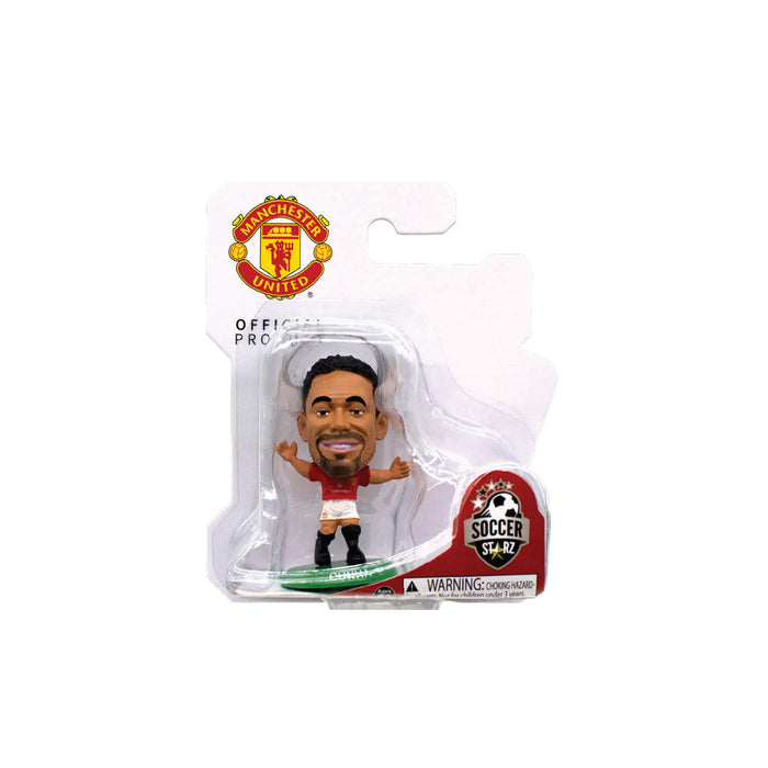 Soccerstarz Matheus Cunha Manchester United Home Kit Classic figure blister pack