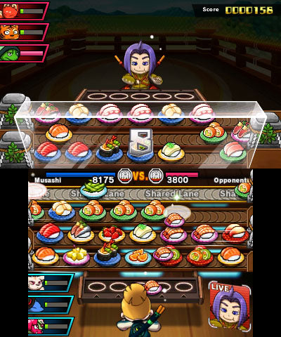 Sushi Striker: The Way of Sushido (Nintendo 3DS) – játékkép 3