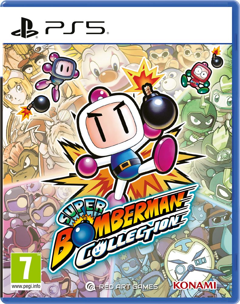 Super Bomberman Collection PlayStation 5 doboz borítója