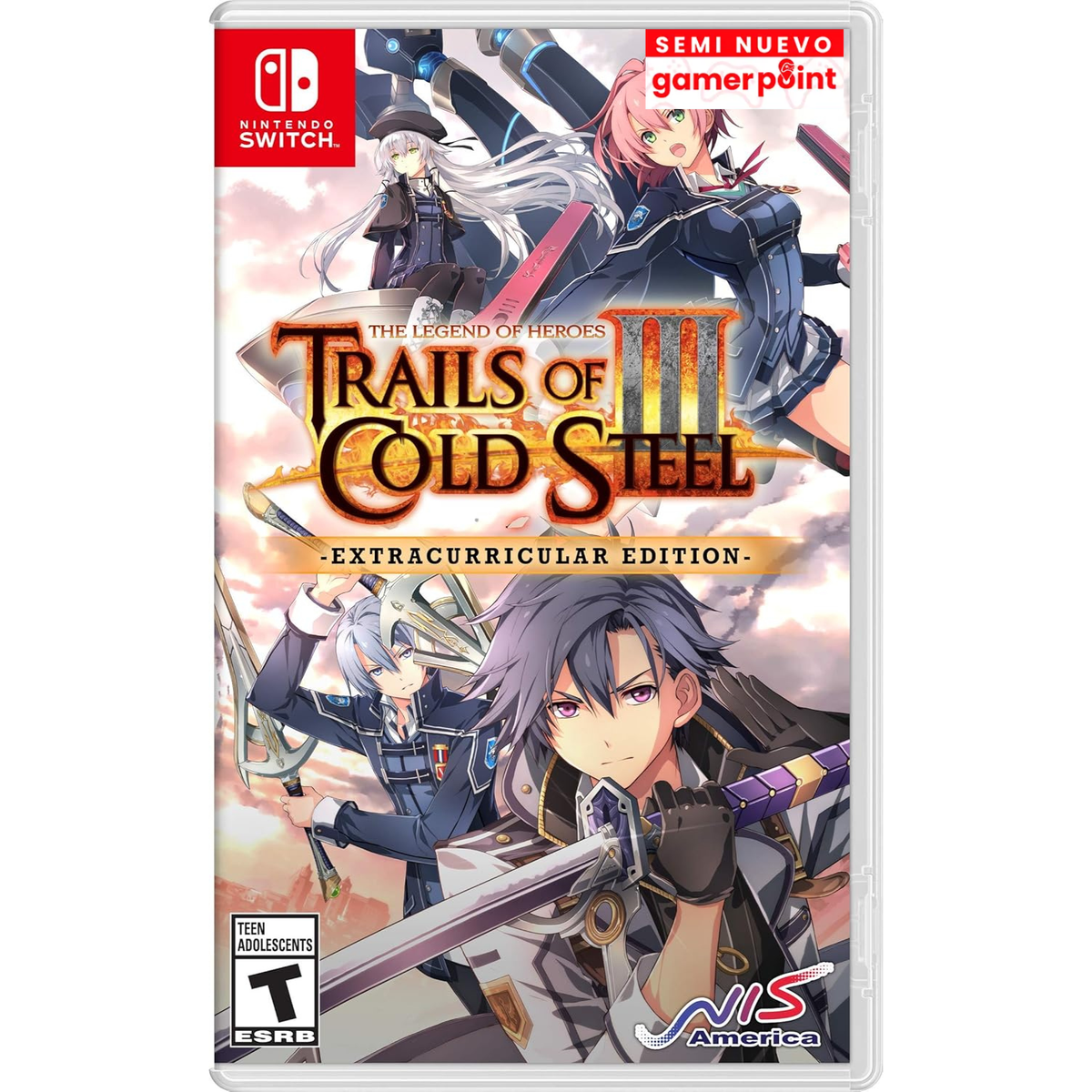 The Legend of Heroes: Trails of Cold Steel III Standard Edition Nintendo Switch doboz