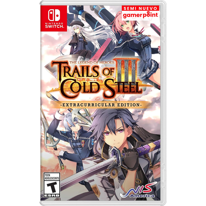 The Legend of Heroes: Trails of Cold Steel III Standard Edition Nintendo Switch doboz