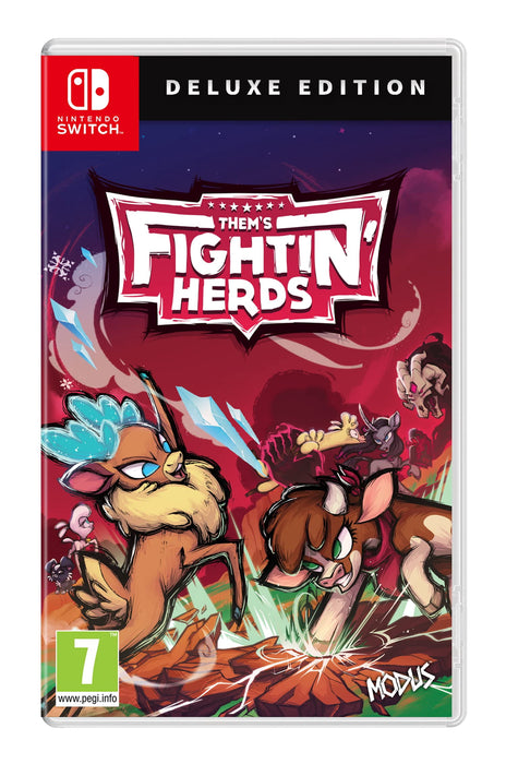 Them's Fightin' Herds Deluxe Edition Nintendo Switch doboz