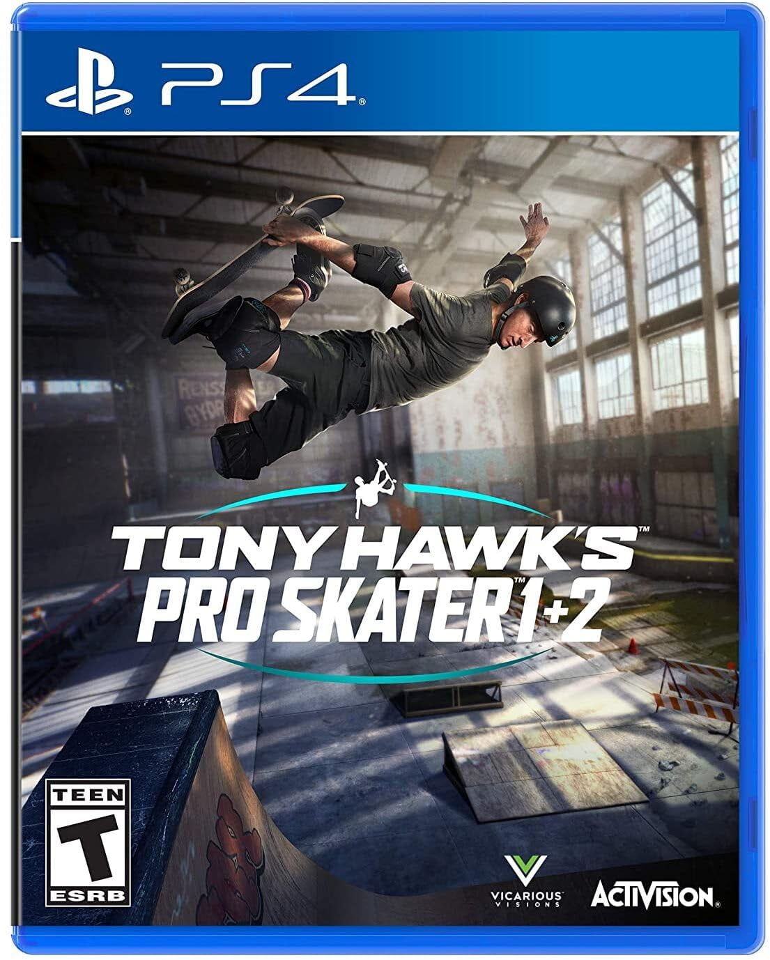 Tony Hawk's Pro Skater 1 + 2 PlayStation 4 játék doboza